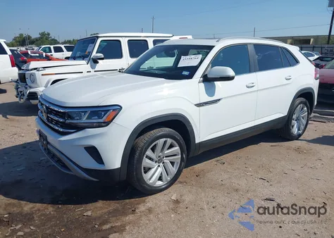 2021 Volkswagen Atlas Cross Sport 3.6L V6 Se W/Technology из США, поврежденный, VIN 1V2JE2CA9MC240446